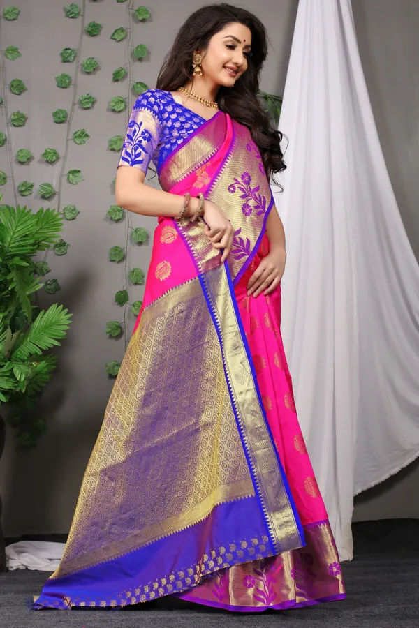 PINK_ZARI_WORK_PATOLA_SILK_SAREE